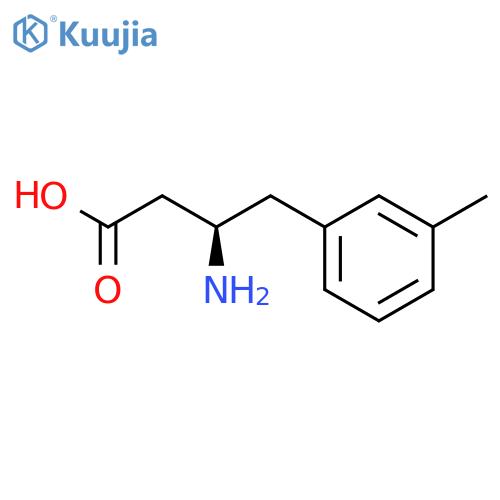 (R)-3-Amino-4-(m-tolyl)butanoic acid hydrochloride structure