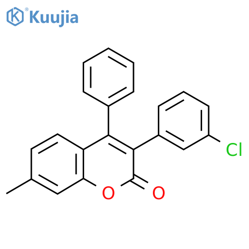 3(3’-Chlorophenyl)-7-methyl-4-phenylcoumarin structure