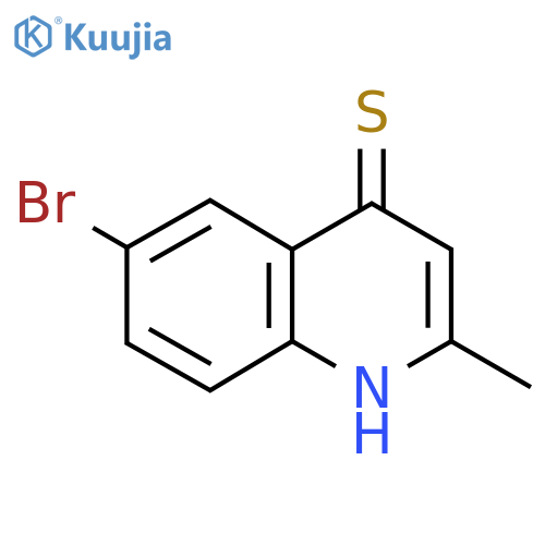 6-Bromo-2-methylquinoline-4-thiol structure