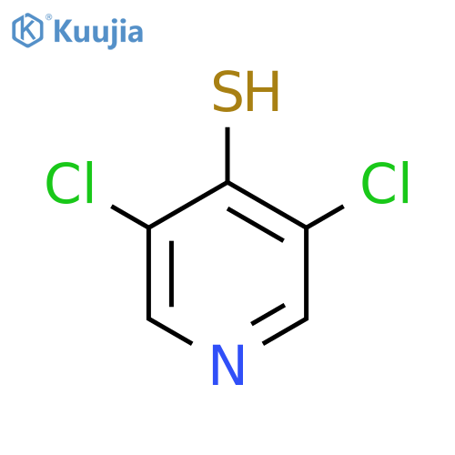3,5-dichloropyridine-4-thiol structure