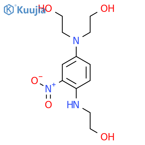 2,2'-4-(2-Hydroxyethylamino)-3-nitrophenyliminodiethanol structure