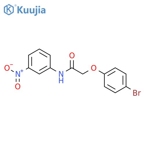 2-(4-Bromo-phenoxy)-N-(3-nitro-phenyl)-acetamide structure