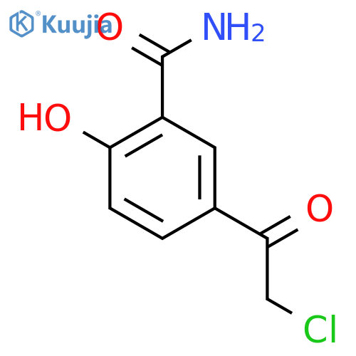 5-Chloroacetylsalicylamide structure