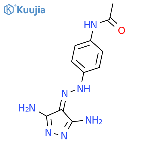 N-(4-(2-(3,5-Diamino-4h-Pyrazol-4-Ylidene)Hydrazinyl)Phenyl)Acetamide structure