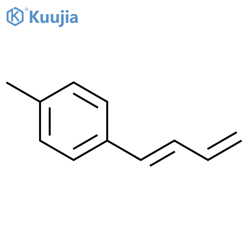 Benzene, 1-(1,3-butadienyl)-4-methyl- structure