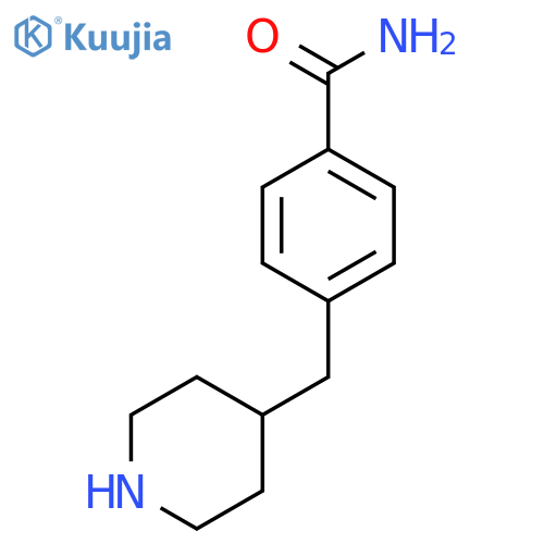 4-(Piperidin-4-ylmethyl)benzamide structure