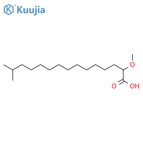 Pentadecanoic acid, 2-methoxy-14-methyl- structure