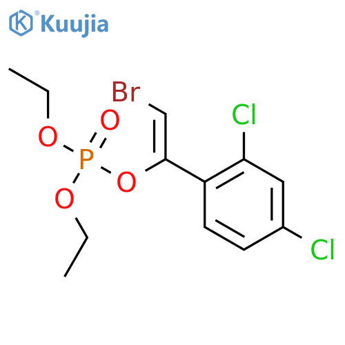 Phosphoric acid,2-bromo-1-(2,4-dichlorophenyl)ethenyl diethyl ester structure