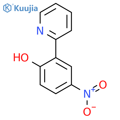 4-Nitro-2-pyridin-2-ylphenol structure