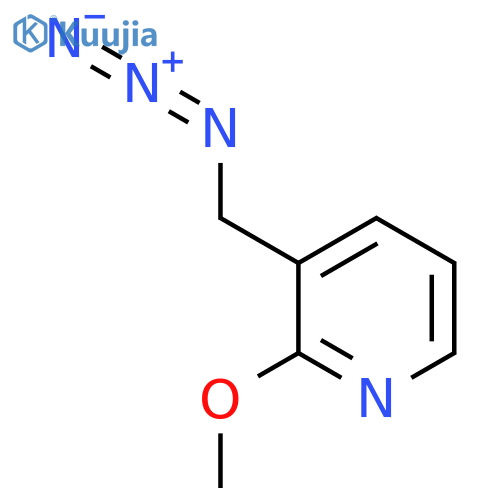 3-(azidomethyl)-2-methoxypyridine structure