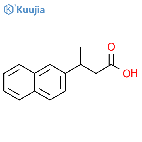 2-Naphthalenepropanoic acid, b-methyl- structure