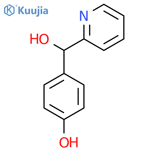 4-(Hydroxy(pyridin-2-yl)methyl)phenol structure