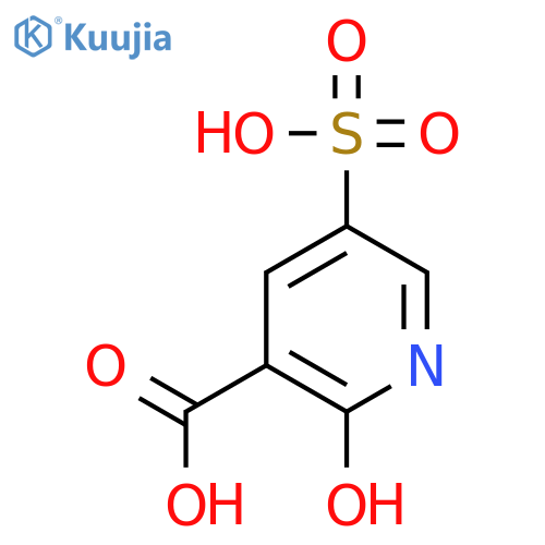 2-Hydroxy-5-sulfonicotinic acid structure