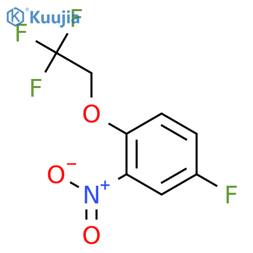 5-Fluoro-2-(2,2,2-trifluoroethoxy)nitrobenzene structure