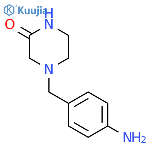 4-(4-aminophenyl)methylpiperazin-2-one structure