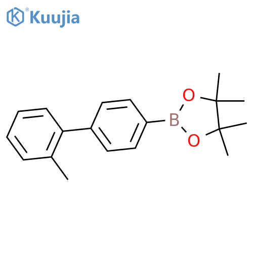 4,4,5,5-tetramethyl-2-[4-(o-tolyl)phenyl]-1,3,2-dioxaborolane structure
