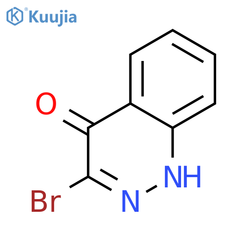 3-Bromo-1H-cinnolin-4-one structure