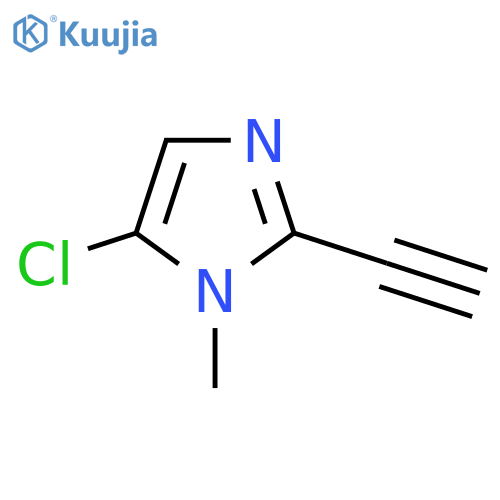 5-Chloro-2-ethynyl-1-methyl-1h-imidazole structure