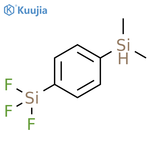 Benzene,1-(dimethylsilyl)-4-(trifluorosilyl)- structure