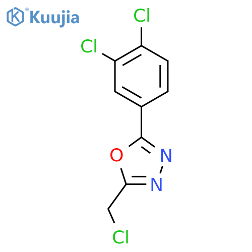 2-(Chloromethyl)-5-(3,4-dichlorophenyl)-1,3,4-oxadiazole structure