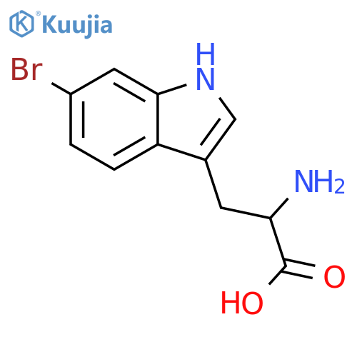 6-Bromo-DL-tryptophan structure