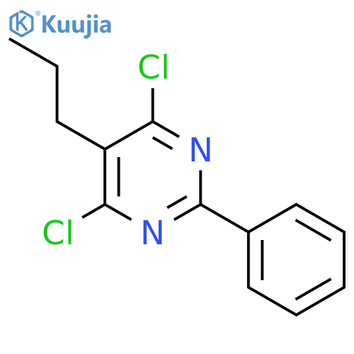 Pyrimidine, 4,6-dichloro-2-phenyl-5-propyl- structure