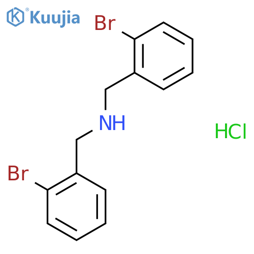 Bis(2-bromobenzyl)amine hydrochloride structure
