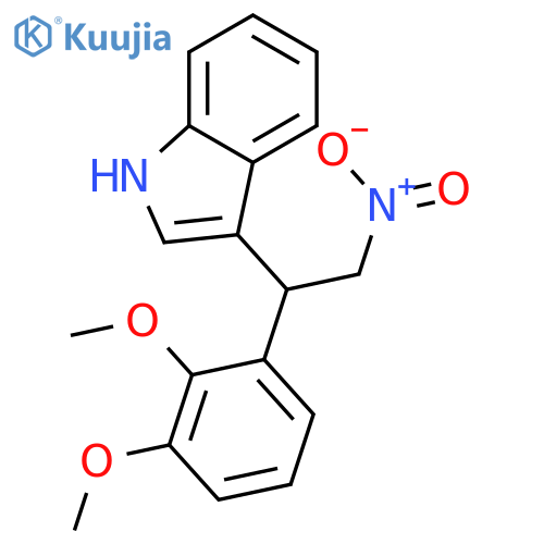 1H-Indole,3-[1-(2,3-dimethoxyphenyl)-2-nitroethyl]- structure