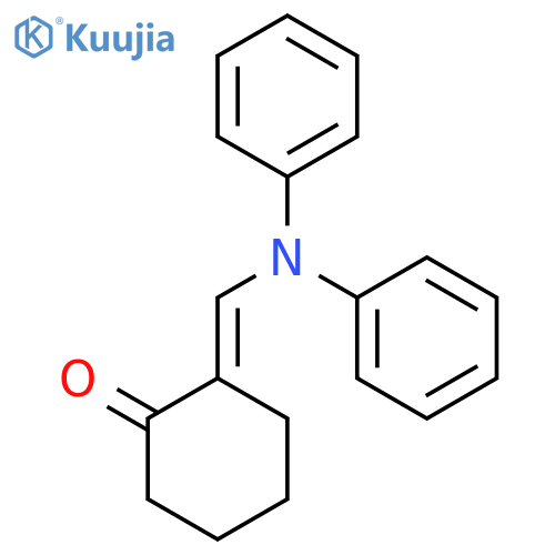 Cyclohexanone,2-[(diphenylamino)methylene]- structure