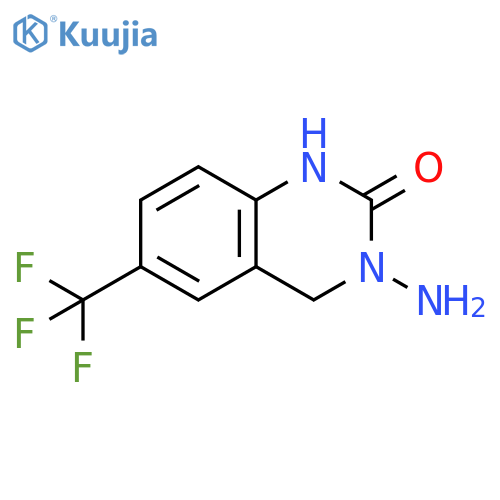 3-Amino-6-(trifluoromethyl)-3,4-dihydroquinazolin-2(1H)-one structure