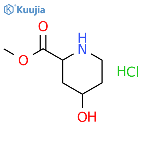 methyl 4-hydroxypiperidine-2-carboxylate;hydrochloride structure