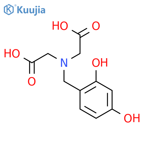 [carboxymethyl-(2,4-dihydroxy-benzyl)-amino]-acetic Acid structure