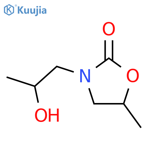 3-(2-Hydroxypropyl)-5-methyl-2-oxazolidinone structure