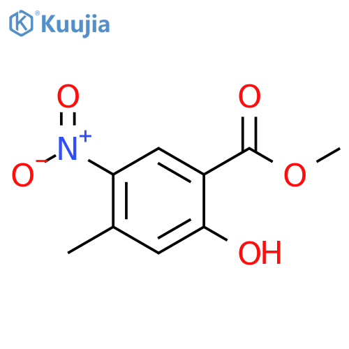 2-Hydroxy-4-Methyl-5-nitro-benzoic acid Methyl ester structure
