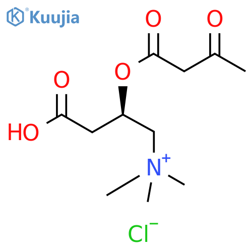 Ammonium, (3-carboxy-2-hydroxypropyl)trimethyl-, chloride, acetoacetate, (-)- (8CI) structure