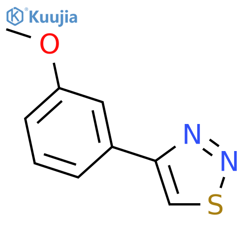 4-(3-Methoxyphenyl)-1,2,3-thiadiazole structure