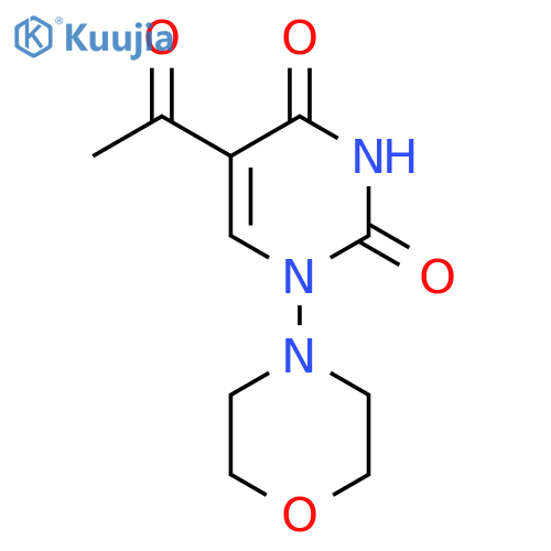 5-Acetyl-1-morpholino-2,4(1H,3H)-pyrimidinedione structure