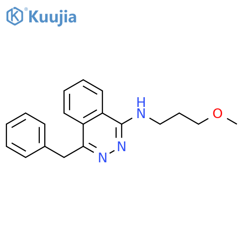 4-benzyl-N-(3-methoxypropyl)phthalazin-1-amine structure