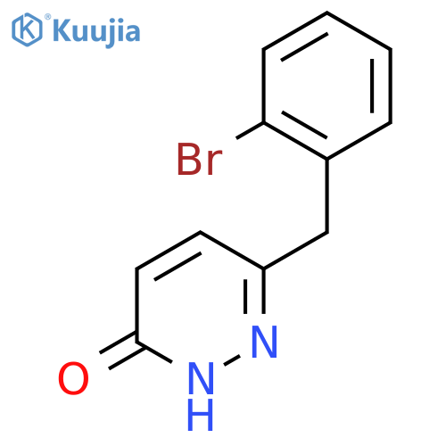 6-(2-Bromobenzyl)-3-pyridazinol structure