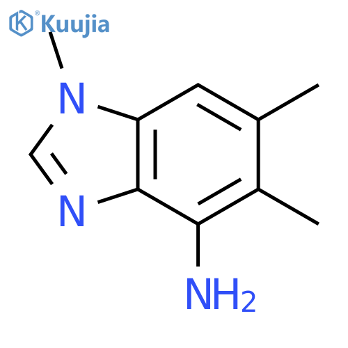 1H-Benzimidazol-4-amine,1,5,6-trimethyl- structure