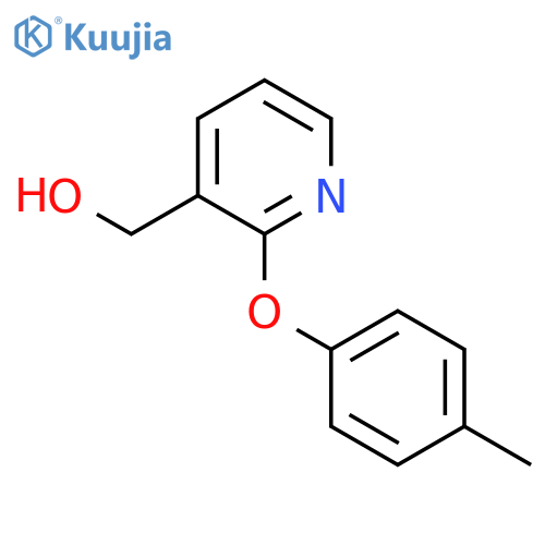 [2-(4-Methylphenoxy)pyridin-3-yl]methanol structure