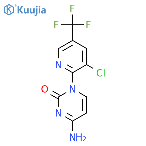 2(1H)-Pyrimidinone, 4-amino-1-[3-chloro-5-(trifluoromethyl)-2-pyridinyl]- structure