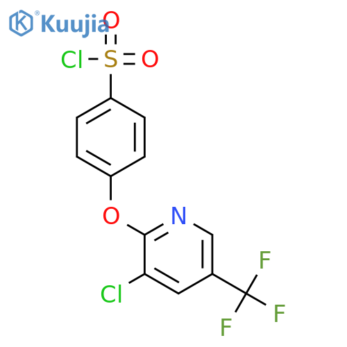 4-3-Chloro-5-(trifluoromethyl)(2-pyridyloxy)benzenesulfonyl Chloride structure
