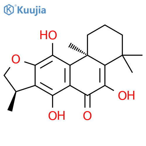 Phenanthro[3,2-b]furan-6(2H)-one,1,3,4,8,9,11b-hexahydro-5,7,11-trihydroxy-4,4,8,11b-tetramethyl-, (8R,11bR)- structure