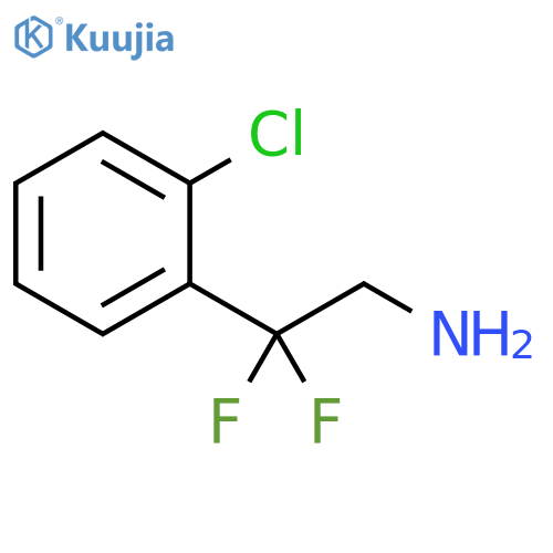 2-(2-chlorophenyl)-2,2-difluoroethan-1-amine structure