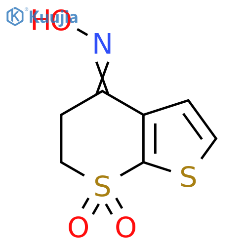 2,3-DIHYDRO-1LAMBDA6-THIENO[2,3-B]THIOPYRAN-1,1,4-TRIONE 4-OXIME structure