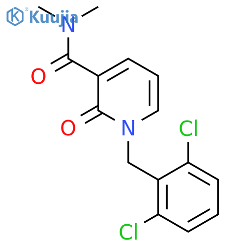 1-(2,6-DICHLOROBENZYL)-N,N-DIMETHYL-2-OXO-1,2-DIHYDRO-3-PYRIDINECARBOXAMIDE structure