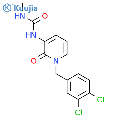 N-[1-(3,4-DICHLOROBENZYL)-2-OXO-1,2-DIHYDRO-3-PYRIDINYL]-N'-METHYLUREA structure