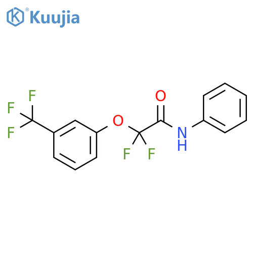 Acetamide, 2,2-difluoro-N-phenyl-2-[3-(trifluoromethyl)phenoxy]- structure