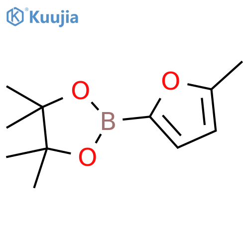 4,4,5,5-Tetramethyl-2-(5-methylfuran-2-yl)-1,3,2-dioxaborolane structure